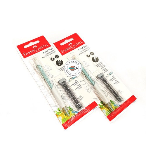 

RK FABER CASTELL Pensil Mekanik Mechanical Pencl Auto Click Refill Set
