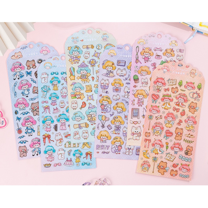 

Stiker Momo Lucu Hologram Anti Air / Sticker Deco Anak Korea Karakter Momo Kartun Sanrio