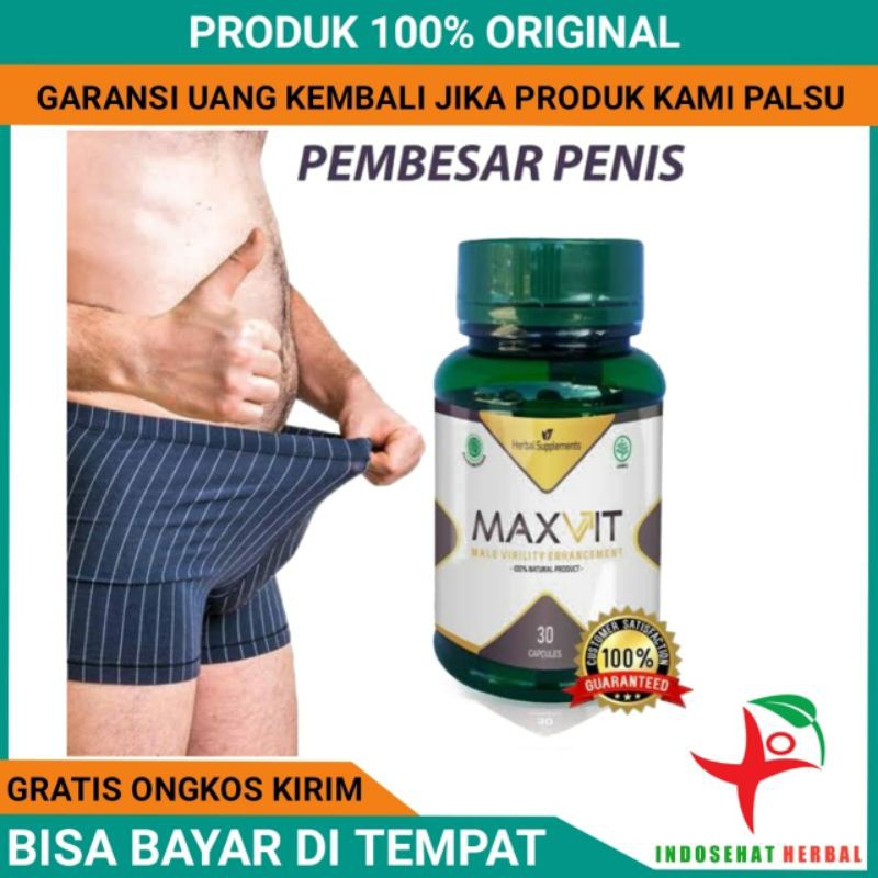 MAXVIT OBAT HERBAL PEMBESAR ALAT VITAL_KELAMIN PRIA AMPUH TERBUKTI MANJUR 100% TERLARIS(GRATIS ONGKI