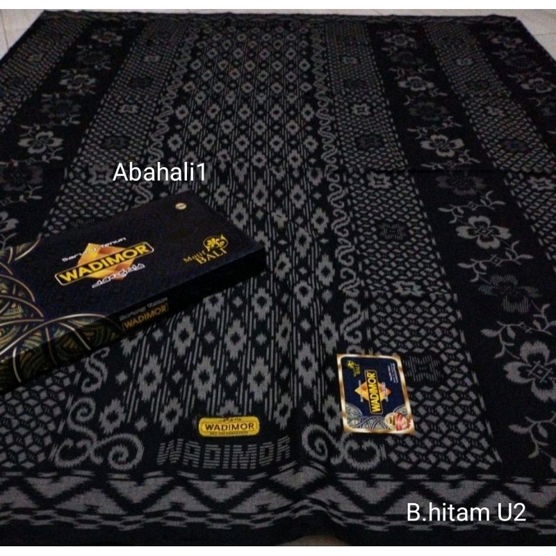 DFR56 Sarung Wadimor Hitam Sarung Wadimor Motif Bali Sarung Wadimor Sarung Hitam