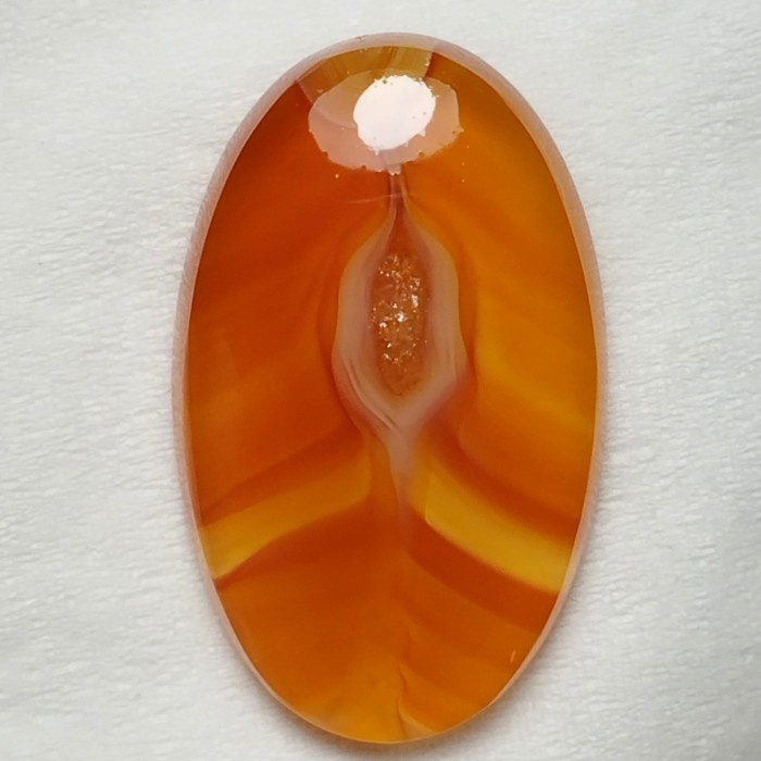 Natural Batu Akik Motif Gambar Lukisan Kepala Pocong Junder Unik Antik