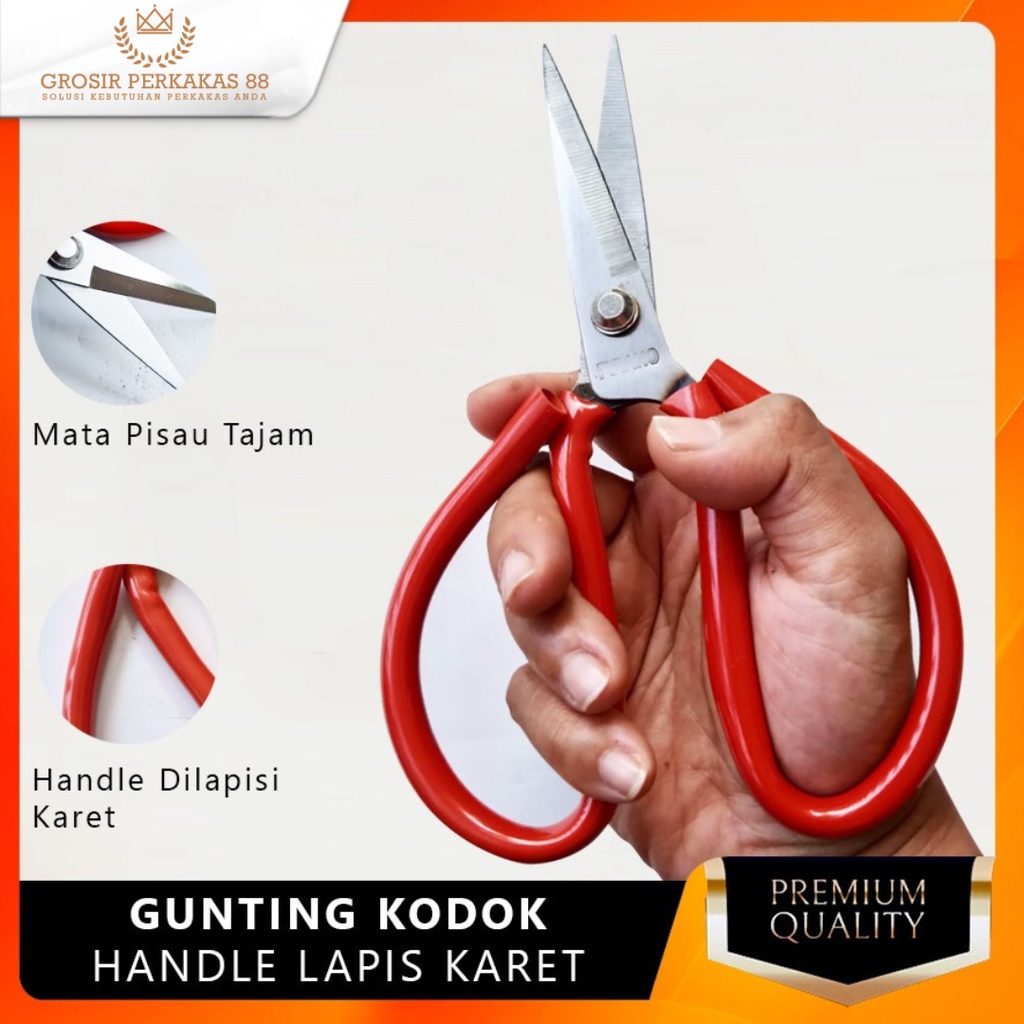 

Gunting Kodok Serbaguna Kain Seng Bunga Multifungsi