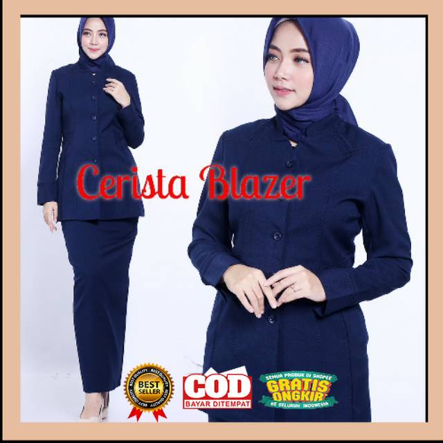 Seragam Guru Biru Dongker// BAJU SERAGAM GURU KAIN LEMBUT