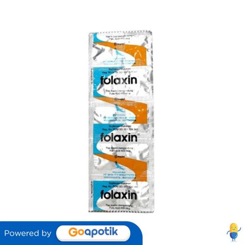 Folaxin 400 Mcg Strip 10 Kaplet