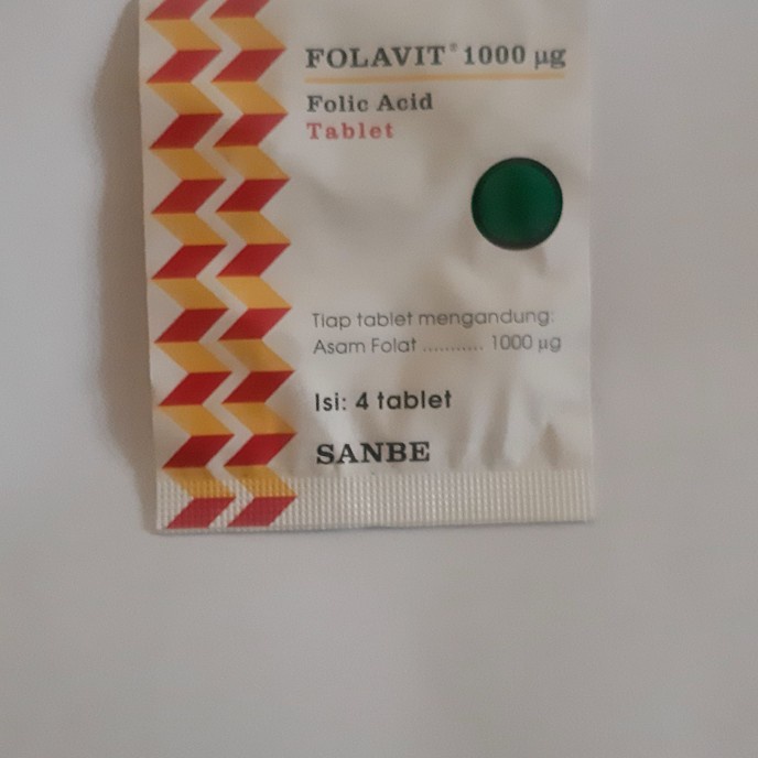 folavit 1000mg hrg/strip