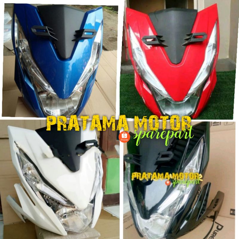 Cover Tameng Depan Full Set Honda Beat Fi New ESP 2016-2019 - Tameng Depan Beat Fi New ECO - Tameng 