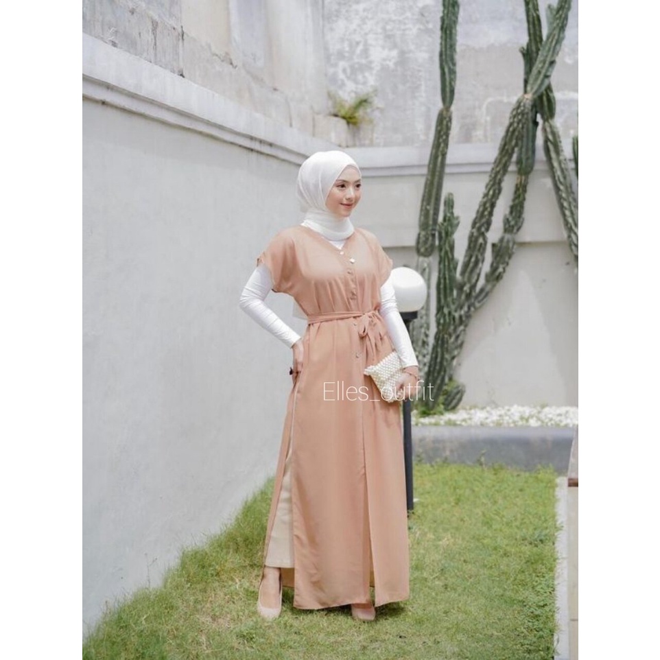 (COD)ELLES - OUTER DRESS OD - 011// CARDIGAN  LONG CERUTY//DRESS BETWING CERUTY