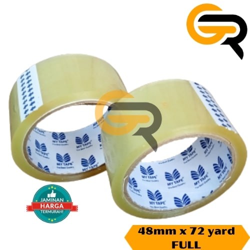 

Lakban Bening 2inch 72yard 48mm 66meter Lakban Murah Mytape Kualitas Daimaru Gudang Rekat