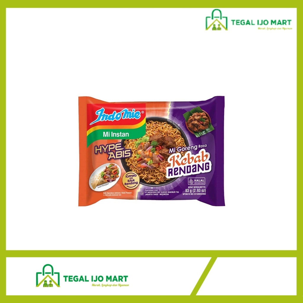 

Indomie Goreng Rasa Kebab Rendang 83 Gram