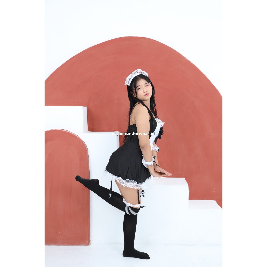 Lingerie Sexy Cosplay Setelan Lingerie G String Kostum Cute Maid Terbaik