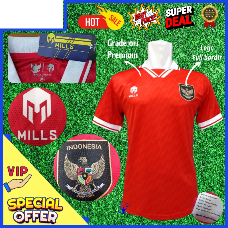 Kaos Bola Timnas Indonesia 2023 Jersey Timnas Indonesia 2023 Baju Timnas Indonesia