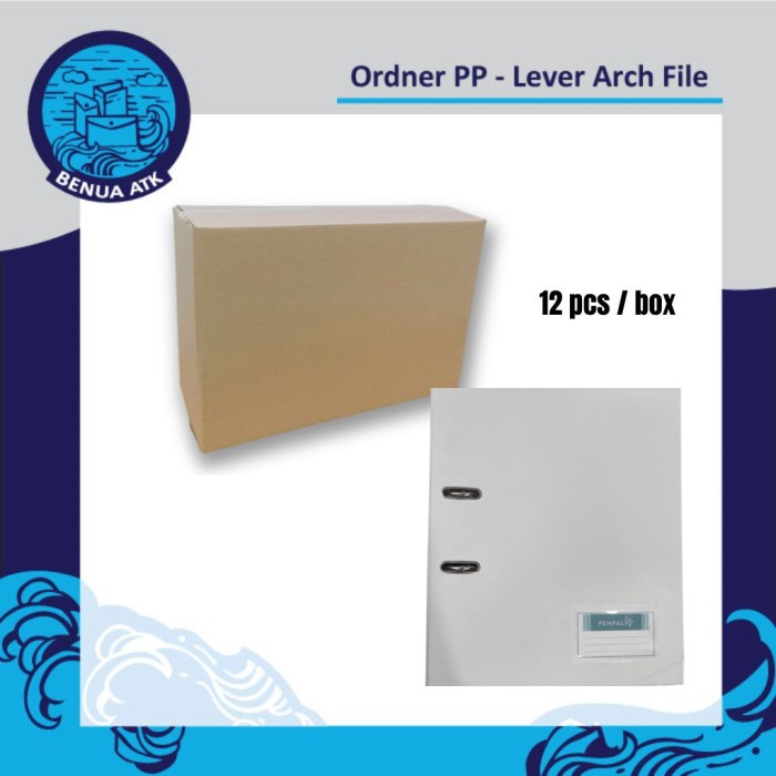 

Ordner / Lever Arch File PP Folio Penpal [isi 12pcs] PL-401 - White
