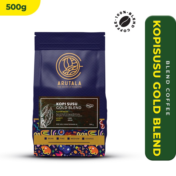 

DS-86 ARUTALA Kopi Susu Gold Blend 500 gram - Giling Halus