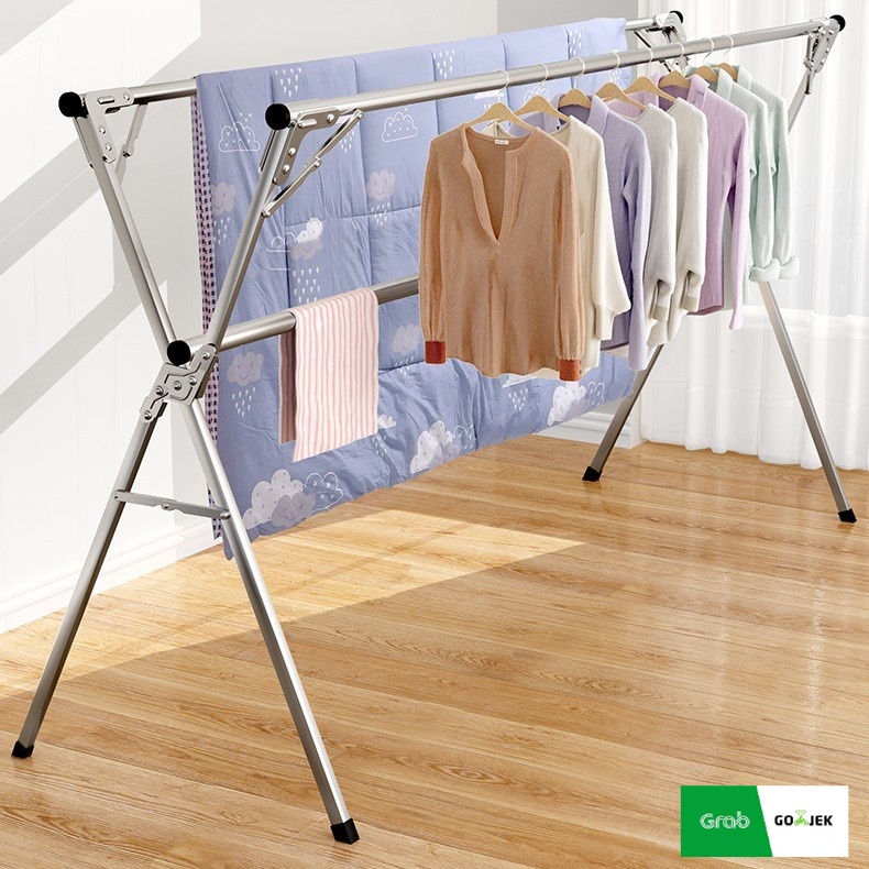 Jemuran Pakaian 240cm jemuran hanger Tempat Jemuran Baju