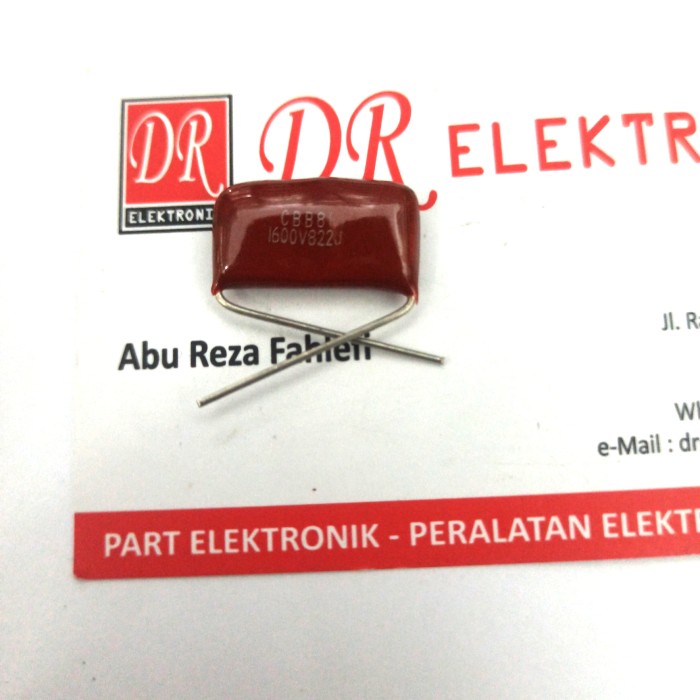 Milar 822j 822 8,2nF 1600 volt 1600v Kapasitor Capasitor CBB22 8200pf LA27