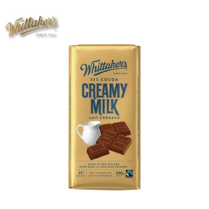 

Whittaker's Creamy Milk Chocolate Block 200gr