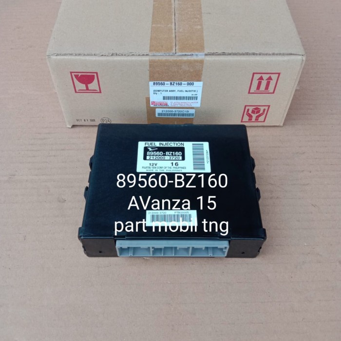 Ecu Ecm Computer Komputer Toyota Avanza 15 1500cc 89560-BZ160 ORI