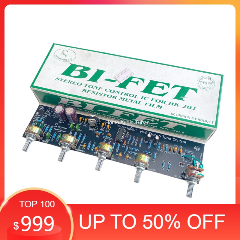PROMO Kit Tone Control Stereo BI-FET Untuk Box Bell HK-201 Scorpion