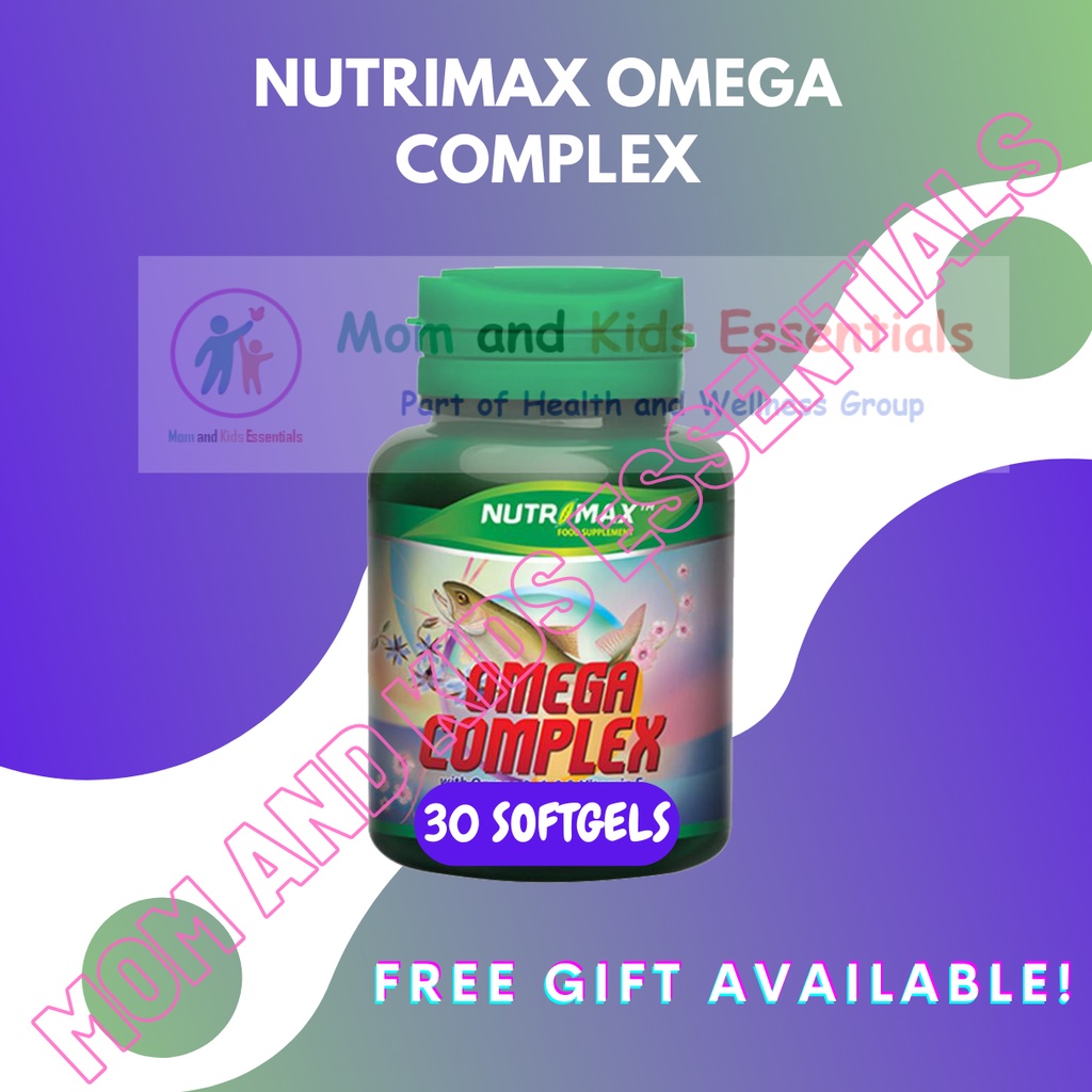 NUTRIMAX OMEGA COMPLEX 30 SOFTGELS TABLET VITAMIN KESEHATAN TUBUH OMEGA 3