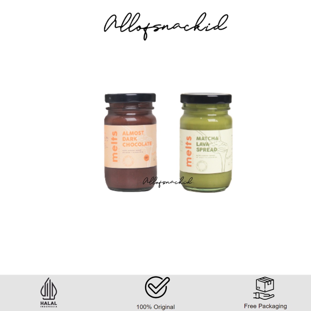 

COD MELTS - Almost Dark Chocolate & Matcha Lava Spread 150gr / 300gr