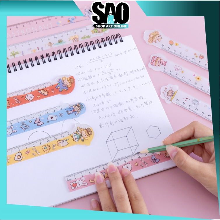 

SAO - S6069 Penggaris Lucu 15 Cm / Penggaris Plastik Funny Karakter / Penggaris Sekolah Kantor / Penggaris Bermotif Lucu