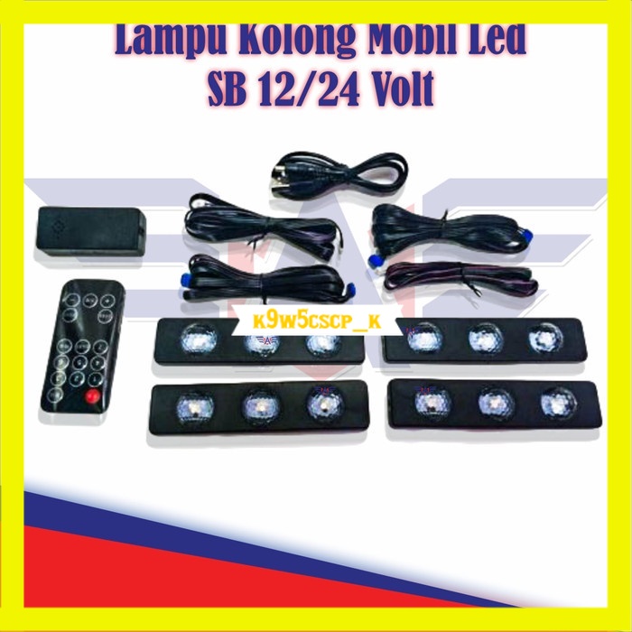Lampu Kolong Mobil Led USB 12/24 Volt