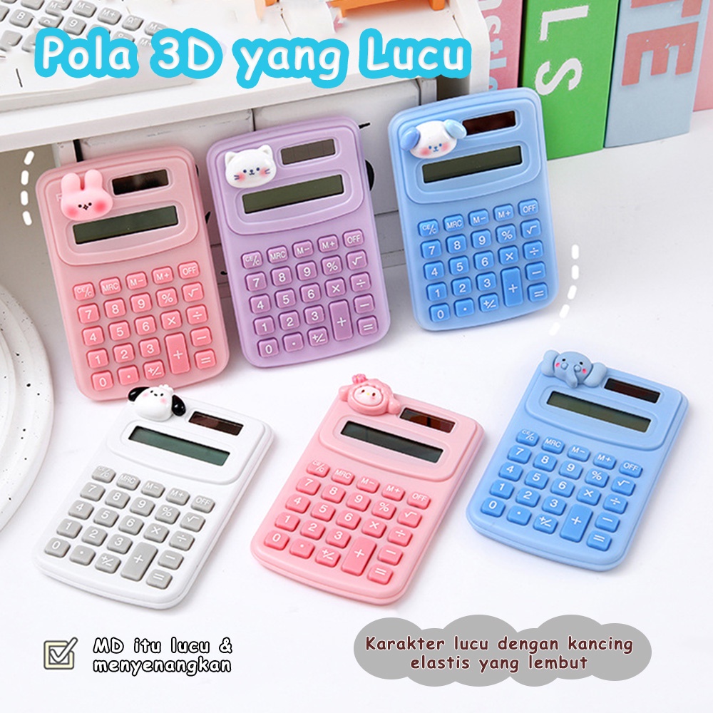 

SOLAR KALKULATOR MINI 8 DIGIT PORTABLE MOTIF / CALCULATOR MINI POCKET SIZED 8 DIGIT WARNA LUCU