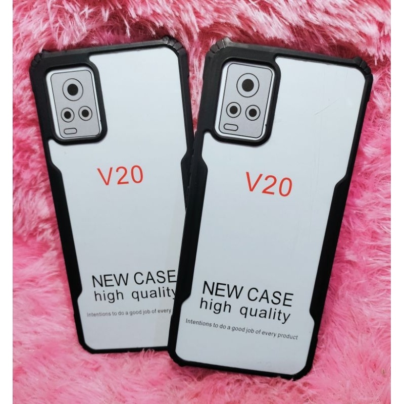 SoftCase Casing VIVO V20 Silikon ARMOR SHOCKPOOF Pelindung belakang HP