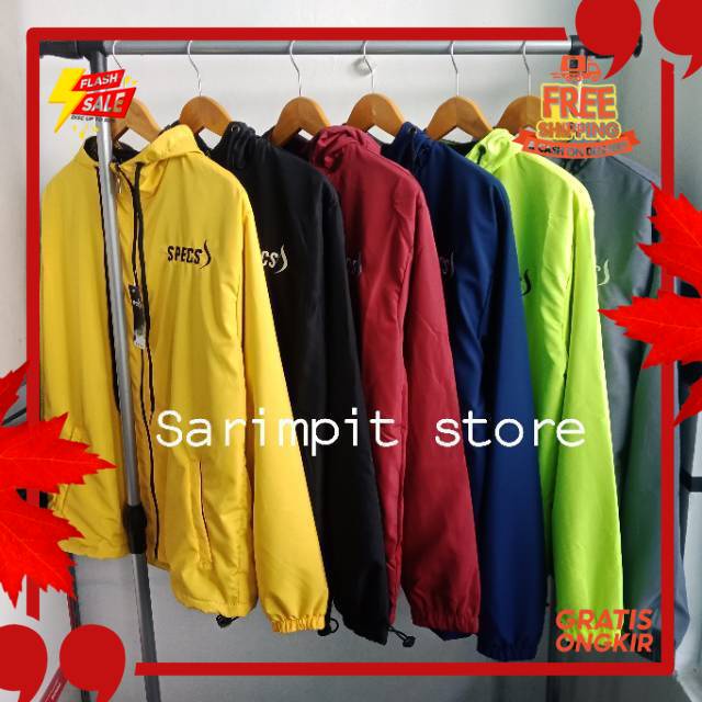 OUTFIT JKT48 TERBARU NEW ERA //Sarimpitstore94 Jaket Parasut cowok  Running sport / hodie running  /