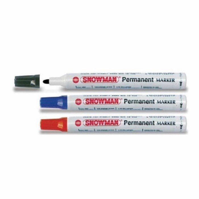 

Spidol SNOWMAN Permanent Marker G-12