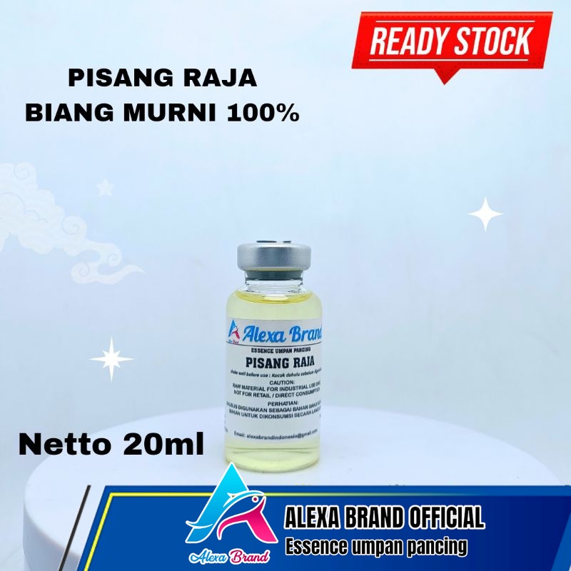 Essen Pisang raja biang murni 100% - Banana - Esen pisang Alexa Brand- umpan pancing