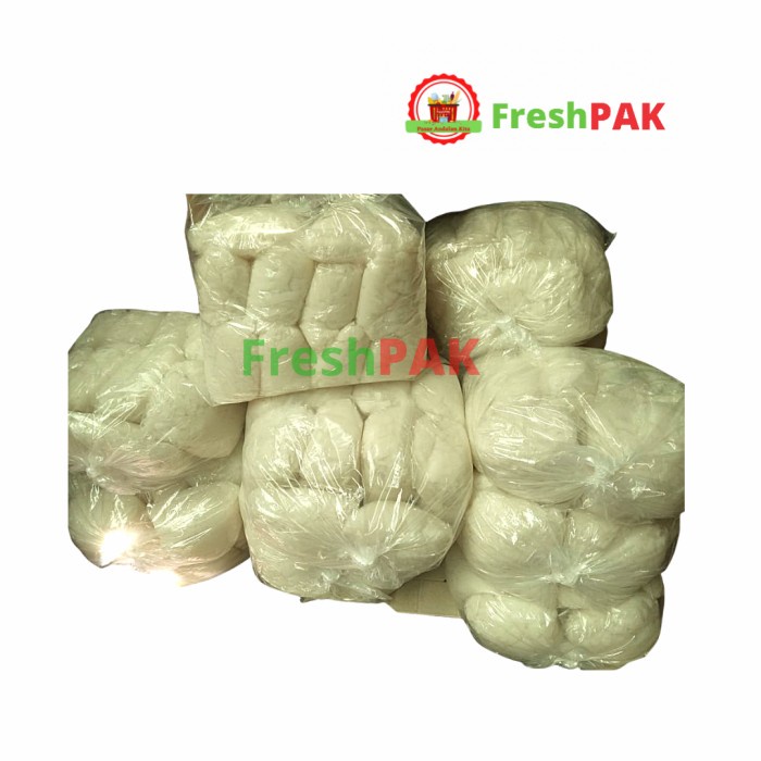 

FreshPAK - Kwetiau Gedung Panjang Polos 1 pack - 1kg isi 10 bungkus