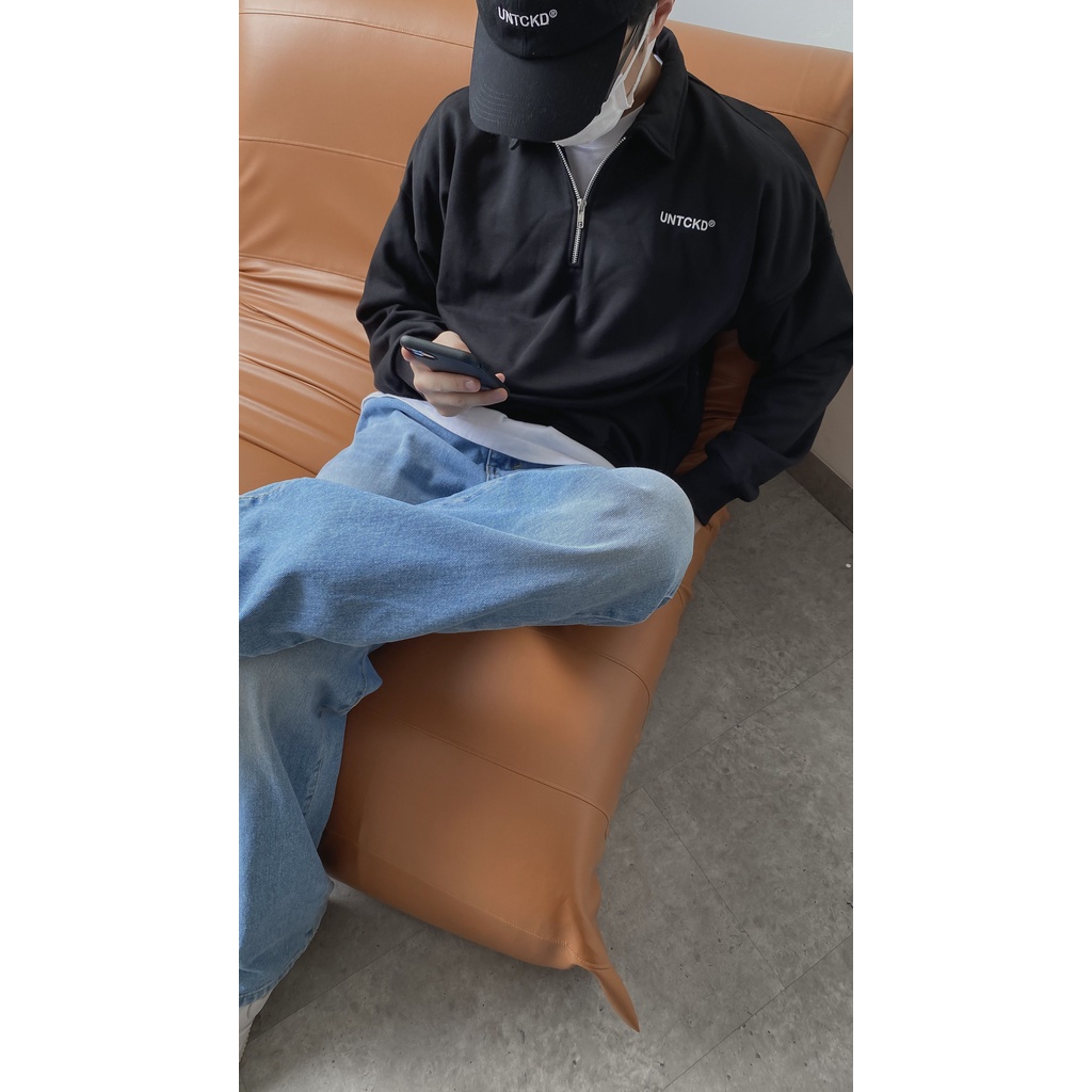 GHF Halfzip Rugby Shirt Black