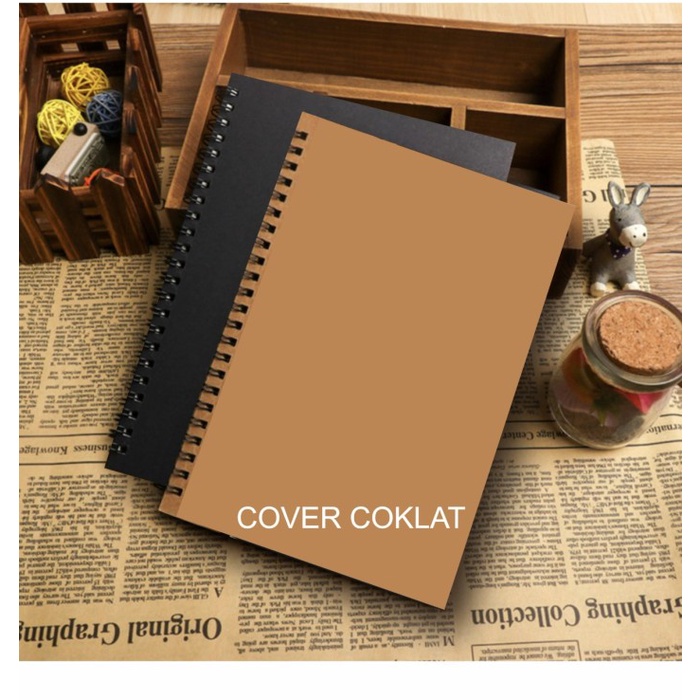 

Notebook A4 Buku Catatan Jurnal Book Paper Murah Buku Tugas kuliah Mur - HITAM, Polos hvs