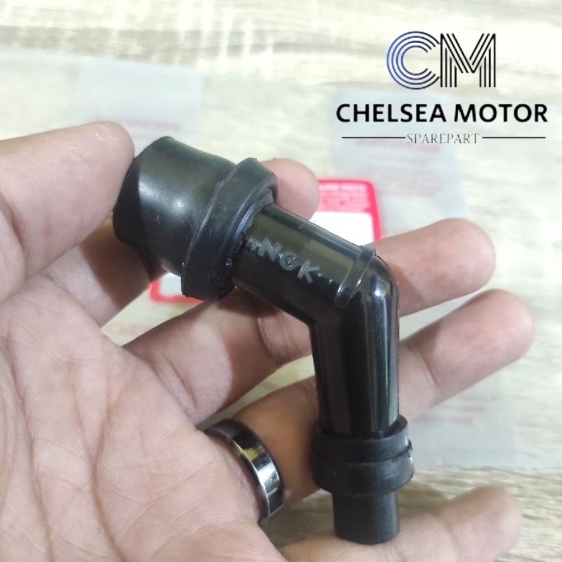 Cangklong busi kepala busi honda beat vario scoopy spacy karbu original NGK