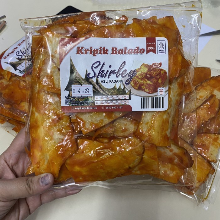 

[SUKSES] TERLARIS Keripik balado shirley sanjay asli padang 250g panjang Singkong