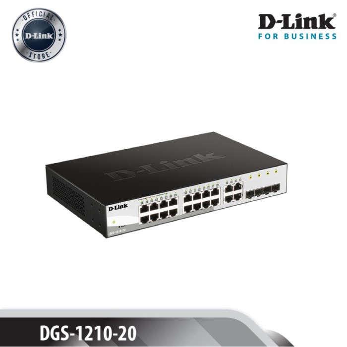 D-Link DGS-1210-20 20-port Gigabit Smart Managed Switch