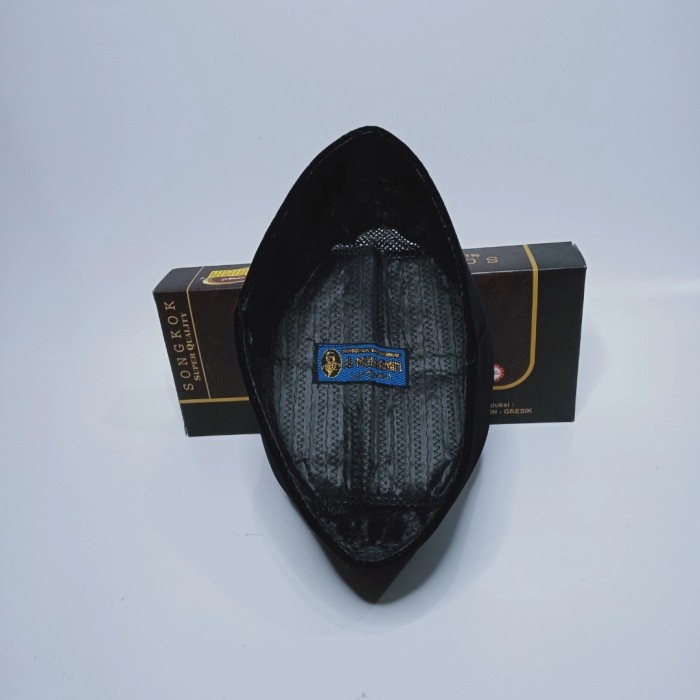 peci hitam polos al muhaimin - Tinggi 10, 5