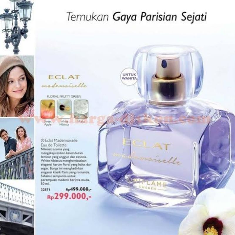 Bdt.17  Eclat Mademoiselle  edt,Parfum Oriflame, parfum Original Oriflame, Oriflame original, origin