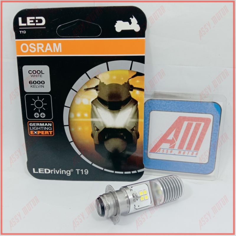 Osram Lampu LED Motor Soket T19/H6/M5 Untuk Motor Grand Supra x fit 125 astrea legenda blade karisma