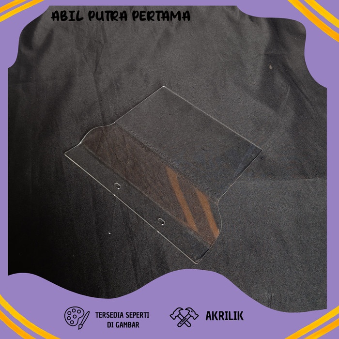 Mudflap Mio Sporty Akrilik Penahan Lumpur Mio Sporty Mika Akrilik