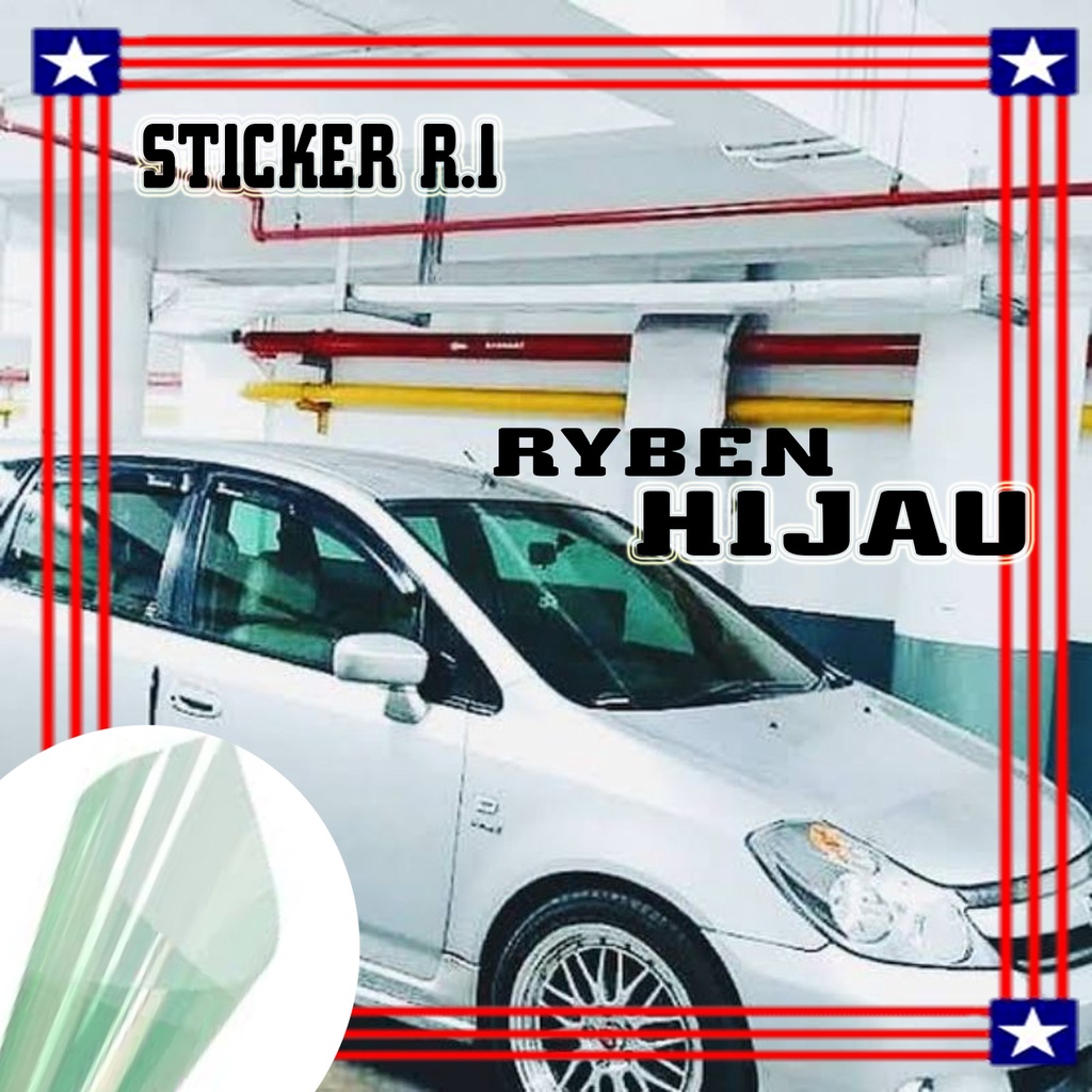 (BAYAR DITEMPAT) KACA FILM HIJAU BOTOL KUALITAS PREMIUM UNTUK KACA MOBIL