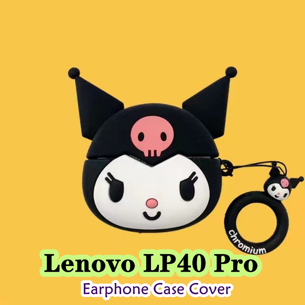 Utility Untuk Lenovo LP40 Pro Case Kartun Minnie Soft Silicone Earphone Case Cover NO.1