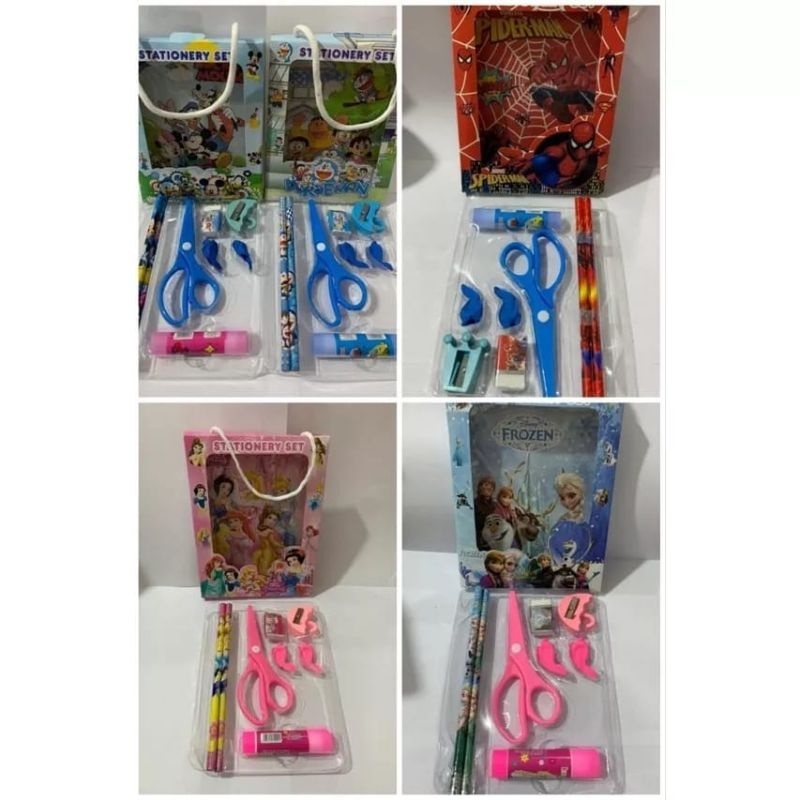 

Set Alat Tulis Sekolah 8 In 1 Karakter Lucu / Mini Stationery