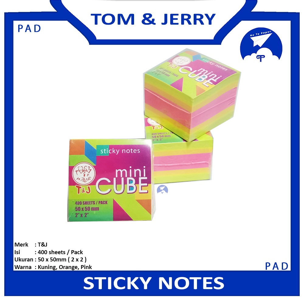 

Tom & Jerry - Sticky Notes Mini Cube - Pad