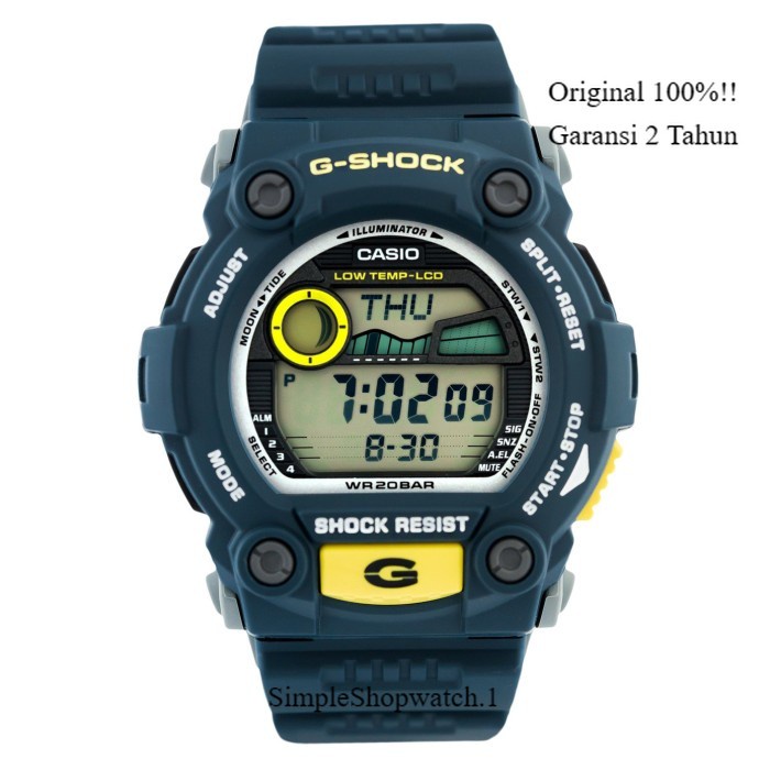 Original 100% Casio G-Shock G-7900-2DR Jam Tangan Pria G-7900-2 G7900 Garansi Resmi 2 Tahun