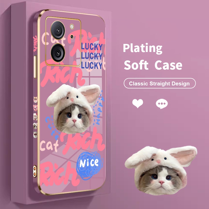 Golden Plated Case for Casing Redmi K60 Ultra K50 Ultra Casing Redmi K50 Gaming K50 Pro Readmi K60Ul