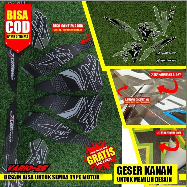 STRIPING VARIO 125 NEW TRANSPARAN STRIPING VARIO 125 LED STRIPING VARIO 150 NEW STIKER MOTOR VARIO S