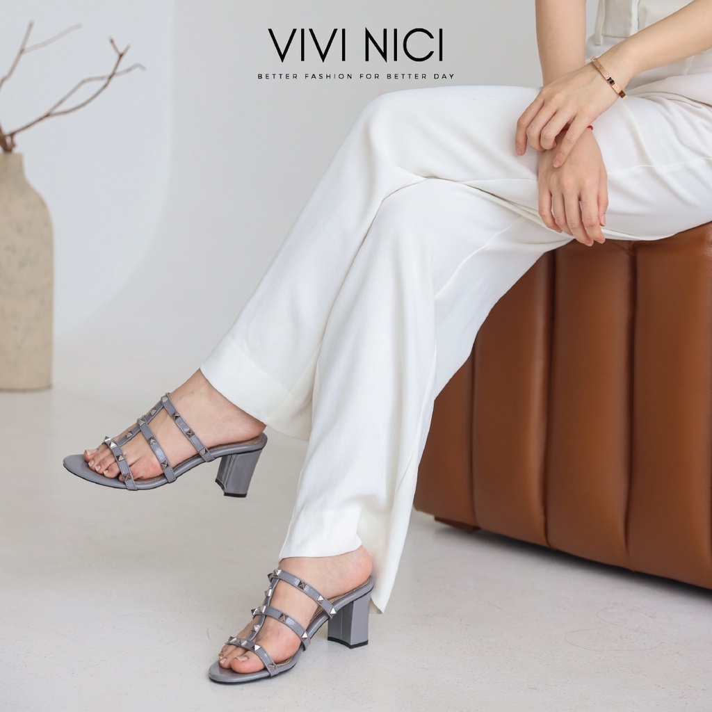 Fredella Sandal Heels Wanita VIVI NICI Hak 7 cm