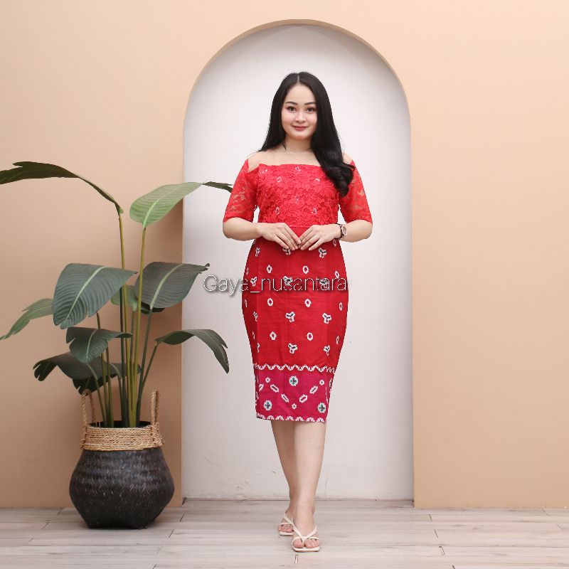 dress emily - dres batik jumputan - dress terbaru - dres batik modern - dress kekinian - dress pesta - dres natal - dress imlek// BAJU IMLEK TAHUN NAGA MODEL BARU TAHUN 203A